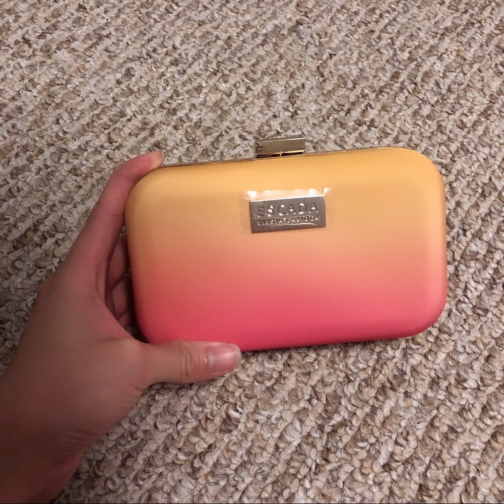 Red and Orange Ombre Dinner Date Clutch Small